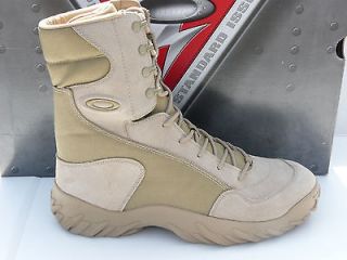 NEW OAKLEY SI ASSAULT Boots 8 SZ 12.5 Desert Tan Khaki Military 