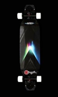 Original Carbon Apex 40 Diamond Drop Longboard Skateboard Complete
