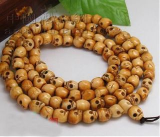 classic 108 skull beads buddhist prayer mala necklace from china