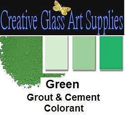 GREEN Grout and Cement Colorant  3 oz, great to use with my mosaic 