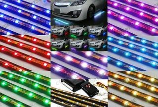 Newly listed 7 Color 90 RGB SMD LED Strip Underbody Under Car Light 