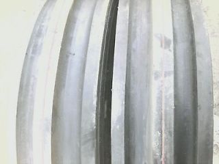 TWO 750x16, 750 16,7.50x16 IH 564 3 rib 8 ply Tractor Tires w/Tubes