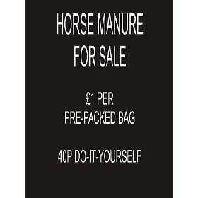 f1666 horse manure for sale metal fridge magnet sign bn  4 