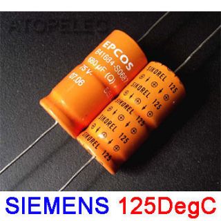 2pcs siemens epcos sikorel ll axial capacitor 680uf 75v from