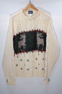 vintage deer sweater in Clothing, 