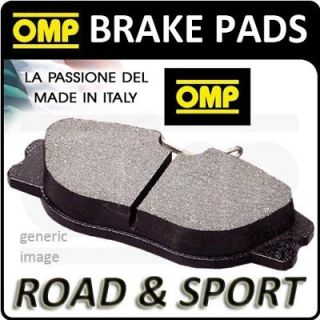 OMP REAR BRAKE PADS PORSCHE CARERRA GT 5.7 03 (OT/8101) ROAD & SPORT 