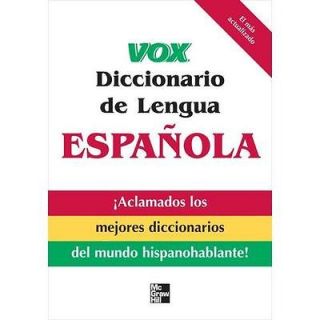 NEW Vox diccionario de la lengua Espanola/ Vox Dictionary of the 