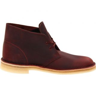 Clarks 34317 Desert Boot Red Oak Mens Leather Shoe NIB New In Box