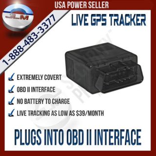 Real Time Live Car Vehicle GPS Tracking Device Tracker GSM OBD II 