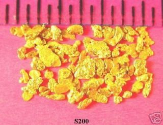 GRAM OF SMALL NATURAL CA GOLD FLAKES GOLD NUGGETS/BULLIO​N