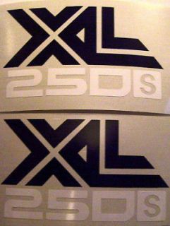 honda xl250 xl250s side panel decals x 2 from united