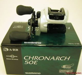 shimano chronarch ch50e baitcast reel right hand time left $