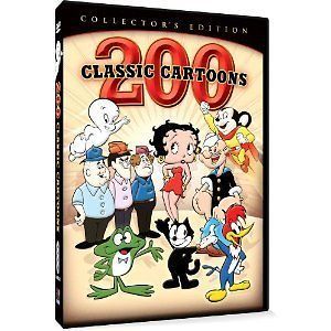 200 CLASSIC CARTOONS DVD NEW 4 disc R4 over 21 hours   Betty Boop, Tom 