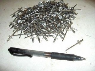 200 ea 1/8 Stainless Steel POP Rivets Grip to .196