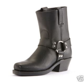 women s frye boot 77455 blk harness 8r black