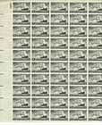 1948 THESE IMMORTAL CHAPLAINS 3 CENT STAMPS FULL SHEET SCOTT 956