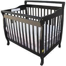 Dream on Me   3 in 1 Fixed Side Portable Convertible Crib Adjustable 