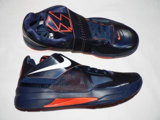 mens nike zoom kd iv shoes new 473679 400 durant navy