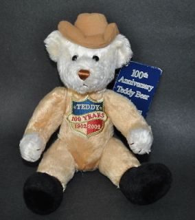 nwt mary meyer 100th anniversary teddy bear 1902 2002 from