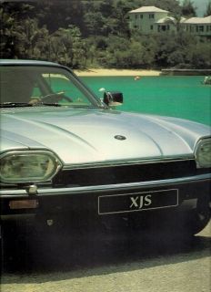 Jaguar XJS 1992 93 UK Market Brochure Portfolio 4.0 5.3 V12 Coupe 