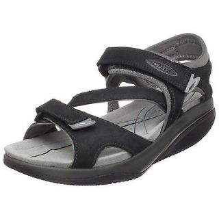   Womens Black Nubuck Comfort Walking Toning Sport Sandal $265 RETAIL