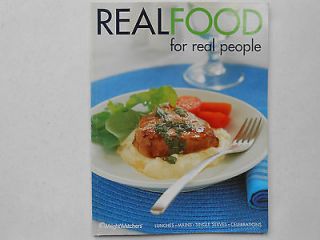 AS NEW** WEIGHT WATCHERS   REAL FOOD FOR REAL PEOPLE COOKBOOK 