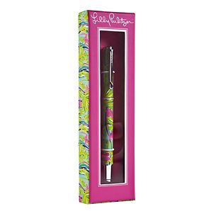 Lilly Pulitzer Ink Pen Writing Home Desk Nice To See You NEW