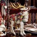 fitz and floyd enchanted holiday deer figurine 
