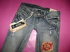 nwt amethyst low destroyed flare flap pocket jeans 291