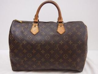 Auth Louis Vuitton Monogram Handbag Speedy 30 Bag RARE   MPRS A311
