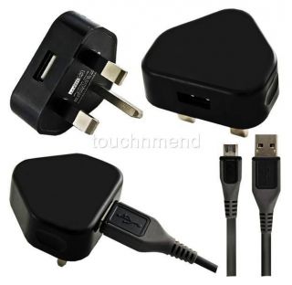 WALL ADAPTER MAiN CHARGER WiTH MiCRO USB CABLE FOR HTC Flyer Wi Fi