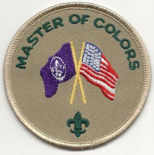 bsa troop position patch master of colors one day shipping