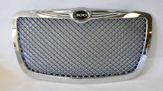  Chrysler 300 300C 2005 2010 Chrome Bentley Style Front Grill w/ 300 