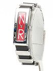 Nina Ricci N003.12 Red Dial & Black Rubber/S.Steel Watch RRP £375