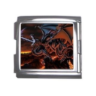 black dragon of the ice barrier shield 18mm link charm