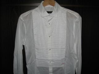 dsquared2 dsquared 2 white shirt size 52 medium slim fit
