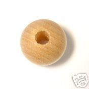 12mm Unfinished Round Wood 75 Beads craft jewelry