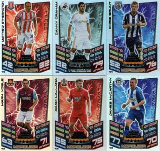 Match Attax 12/13   Choose the Man of the Match you need (431 460 