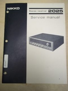 vtg nikko service repair manual 2025 receiver origi nal time