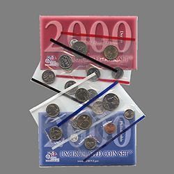 2000 p and d united states mint uncirculated coin set