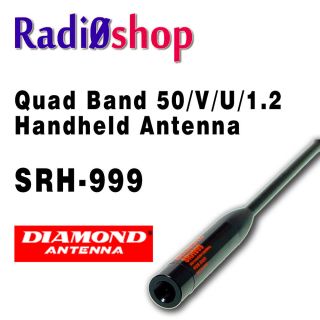 DIAMOND SRH 999 50/V/U/1200MHz QUAD BAND HANDHELD ANTENNA MADE IN 