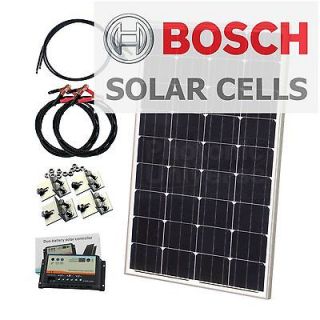 100W 12V solar power kit (panel+controller+cable+brackets) vehicle 