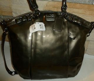 New Nwt Coach 18627 Madison patent leather should bag tote Lindsey 