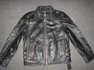 Mens $595. AFFLICTION GEARED UP Leather Jacket (S) Limited Edition