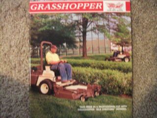 grasshopper full line brochure front deck mowers zt time left
