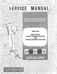 international 260a 260 a wheel backhoe service manual  48 