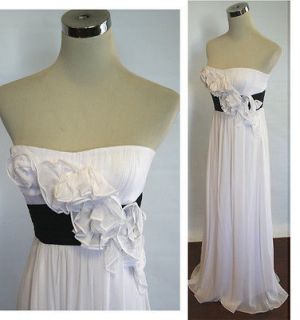 nwt bcbg max azria $ 498 white silk wedding prom gown 12