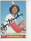 jerry mumphrey signed 1979 topps 32 cardinals 