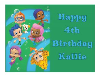 bubble guppies cake toppers in Holidays, Cards & Party Supply