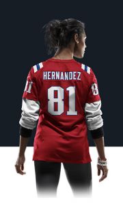   Hernandez Womens Football Alternate Game Jersey 477903_662_B_BODY